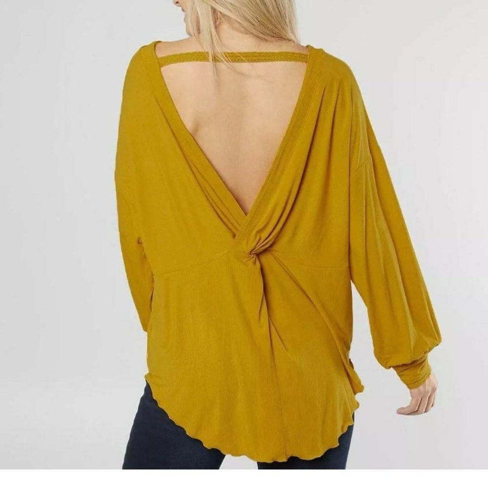 NWT Free People Shimmy Shake Top Untamed Gold Lace
